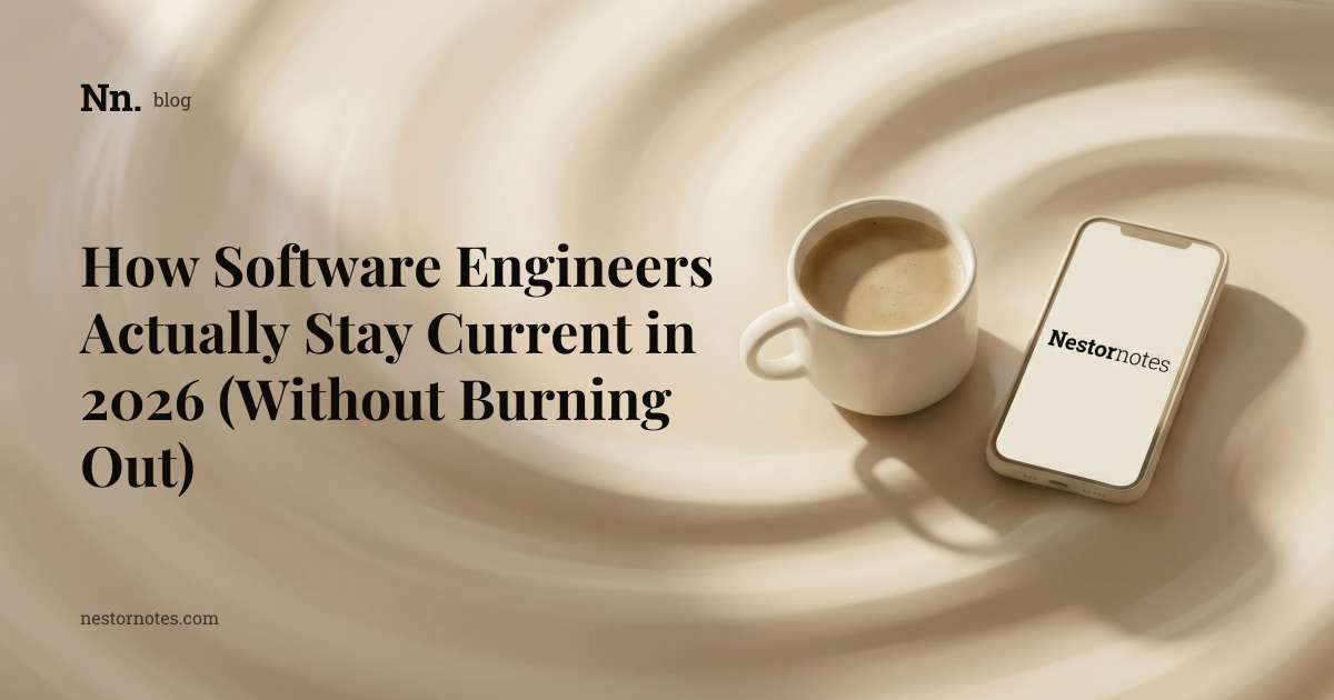 How Software Engineers Actually Stay Current in 2026 (Without Burning Out)